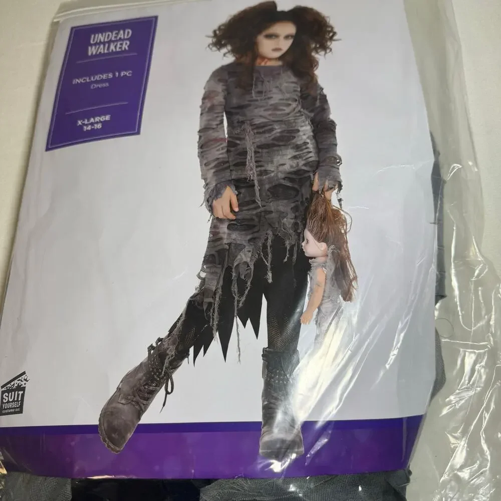 Undead Walker Costume‎ - Kids X-large 14-16